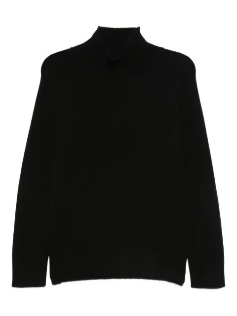 Purotatto high-neck ribbed sweater