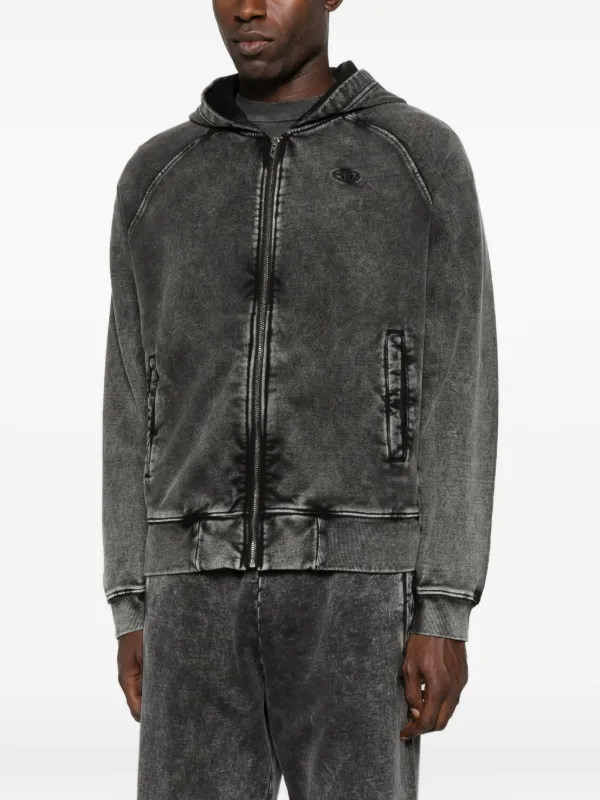 Diesel ジップアップ パーカー | グレー | FARFETCH JP