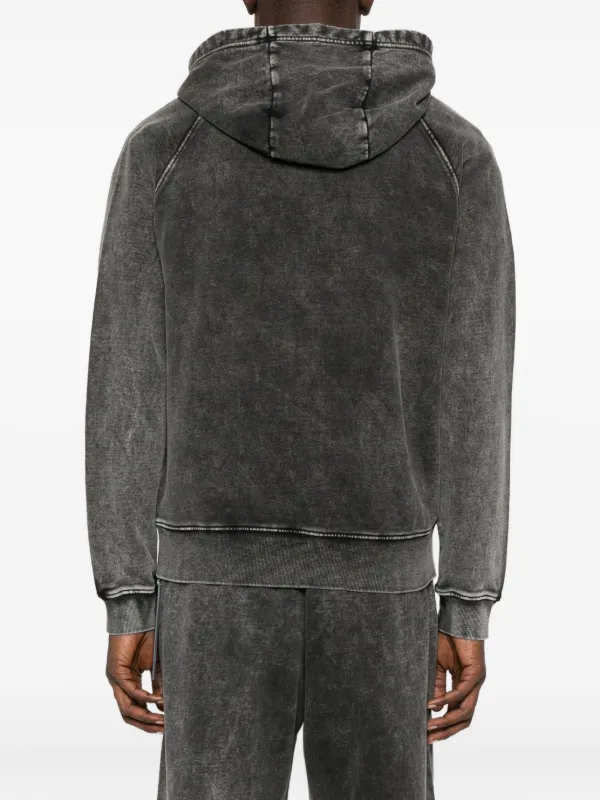 すー DIESEL ダークグレー フルジップパーカー Diesel ジップアップ パーカー | グレー | FARFETCH JP