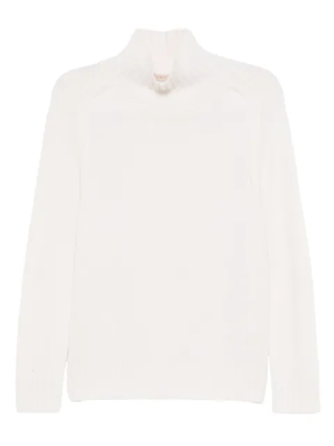 Purotatto high-neck ribbed sweater