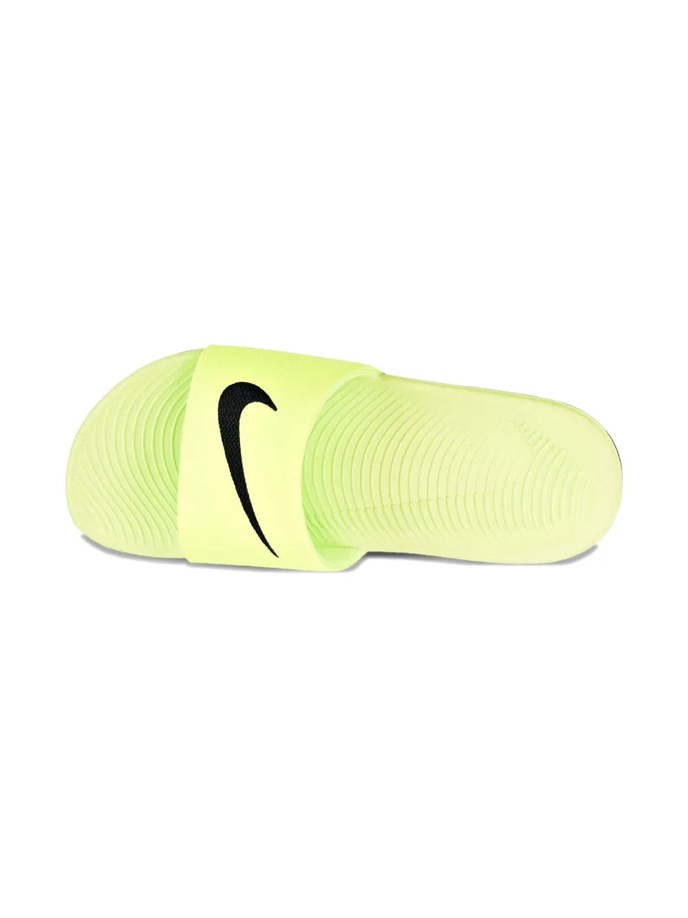 Nike Kids Kawa "Volt/Black" slides | Image 2