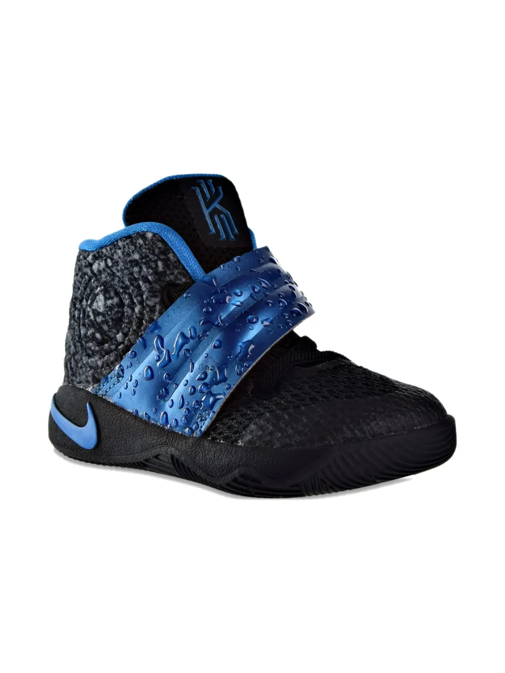 Nike Kids Kyrie 2 "Black Blue Glow Anthracite" sneakers