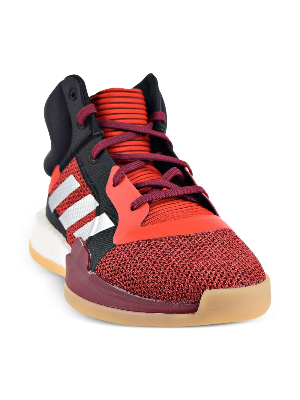 adidas Kids Sneakers Marquee Boost "Collegiate Burgundy/Cloud White/Active Red" - Rosso