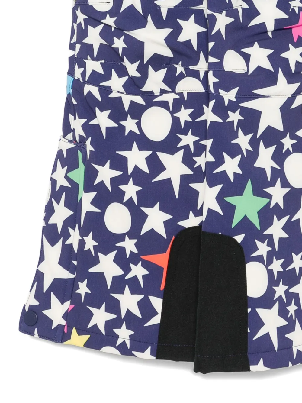 Stella McCartney Kids Broek met sterrenprint en bretels Blauw