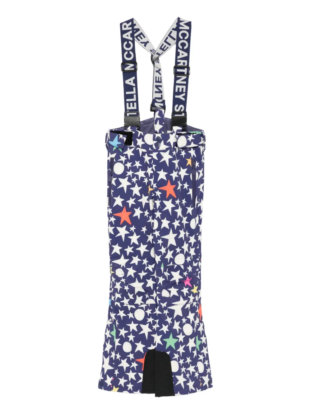 Stella McCartney Kids star-print suspender trousers | Blue | Image 1