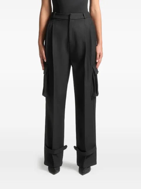 Manière De Voir Danielle pleated cargo trousers