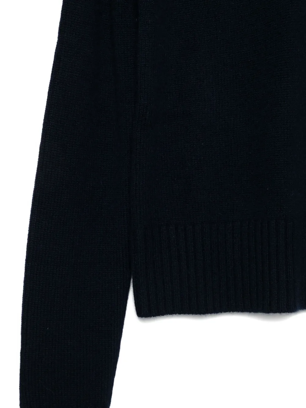 Herskind V-neck Ribbed Sweater In Black