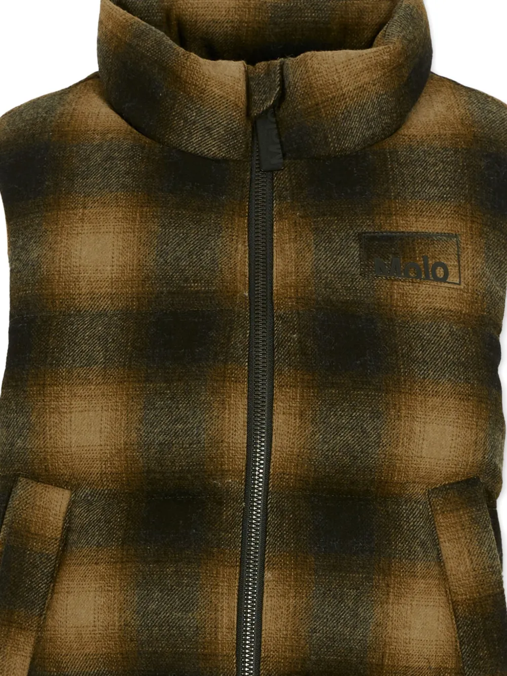 Molo Geruite bodywarmer Groen