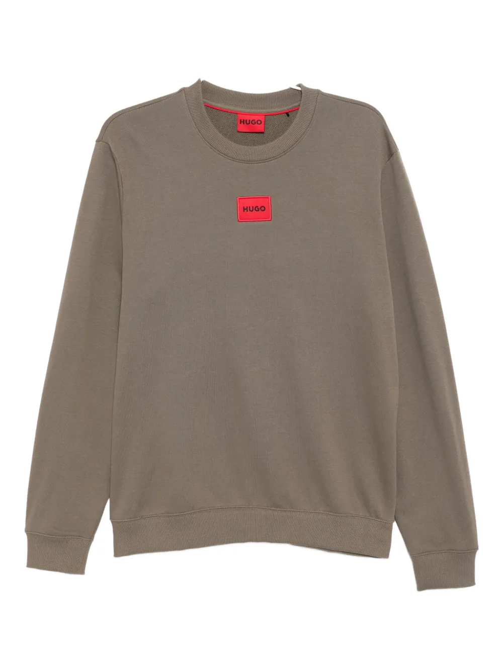 HUGO logo-patch sweatshirt | Green | Image 1