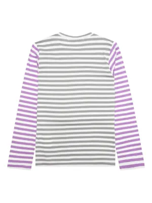 Comme Des Garçons Play ポルカドット ロングTシャツ | ブルー