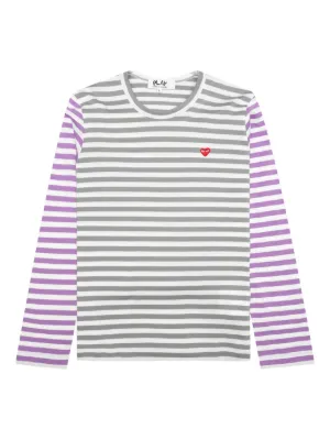 Comme Des Garçons Play ポルカドット ロングTシャツ | ブルー