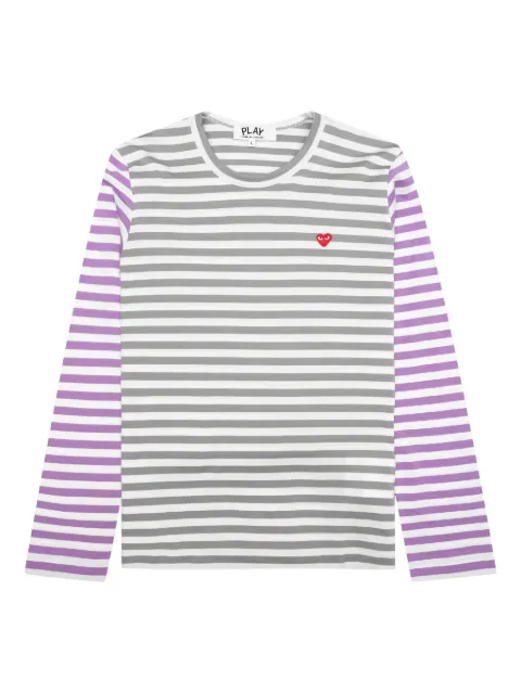 Comme Des Garçons Play striped long-sleeve T-shirt