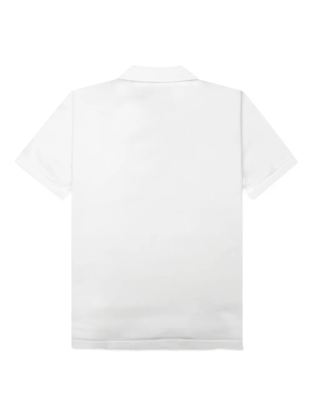 Comme Des Garçons Play X Invader Pixel-heart Embroidered Polo Shirt In White
