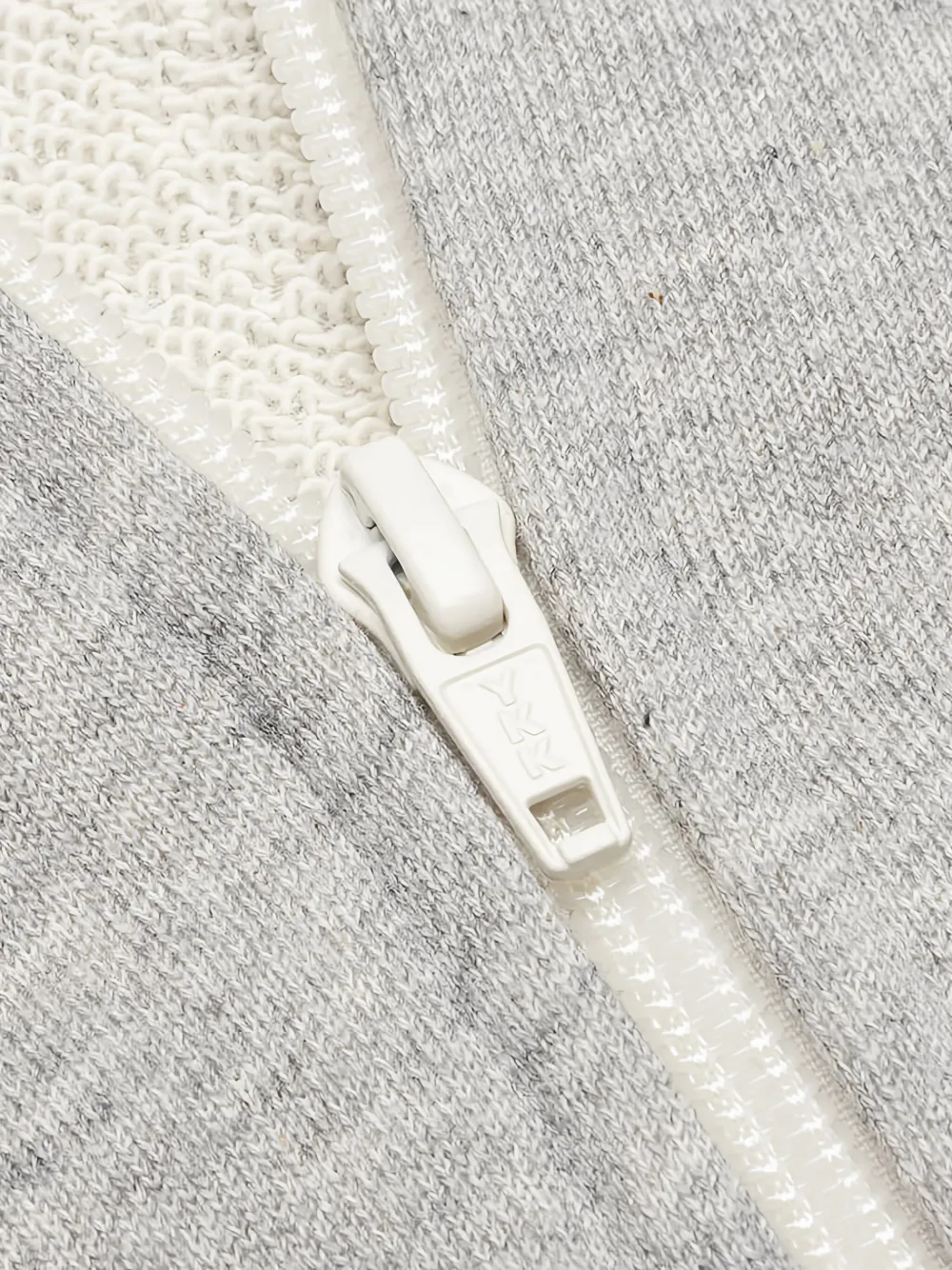 Comme Des Garçons Play Heart-embroidered Zip-up Sweatshirts In Gray