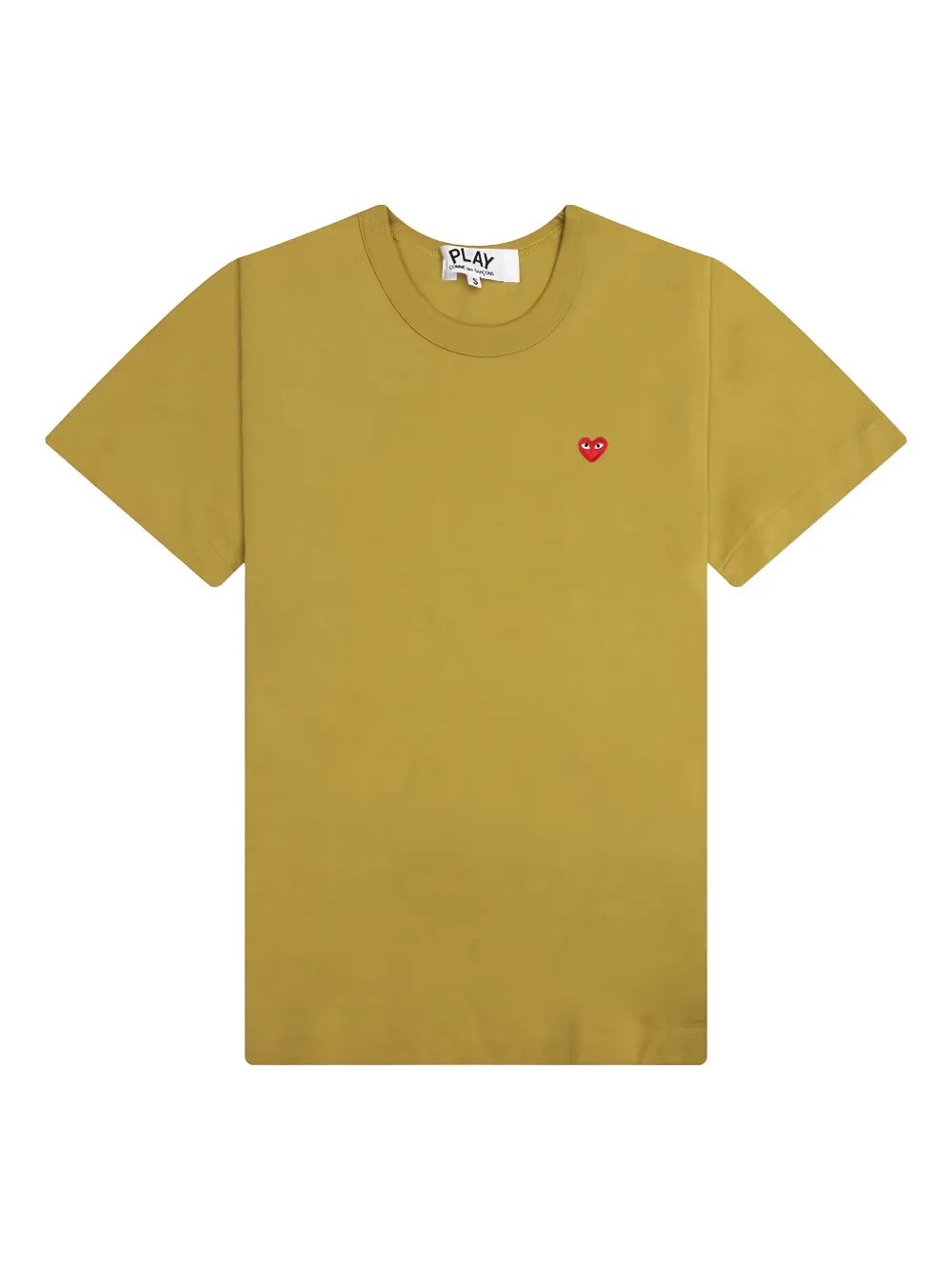 Comme Des Garçons Play cotton T-shirt | Yellow | Image 1