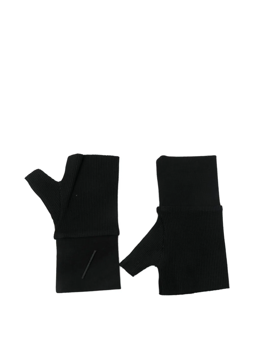 Thom Krom fingerless mittens | Black | Image 1