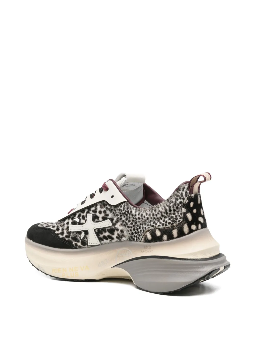 Premiata Lace-up Sneakers In Black