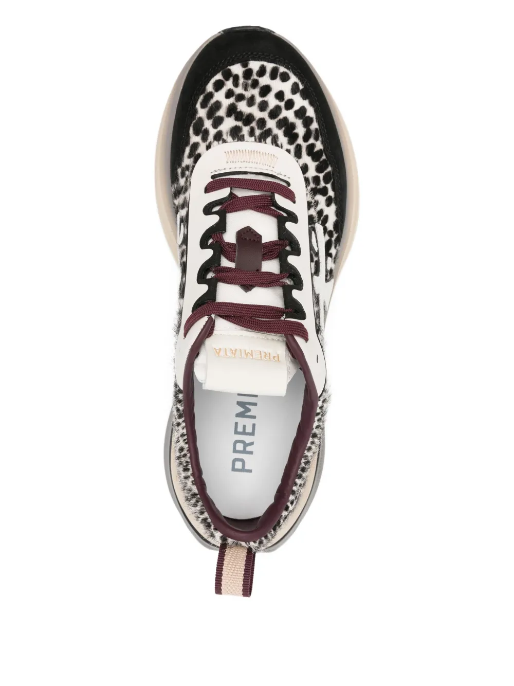 Premiata Lace-up Sneakers In Black