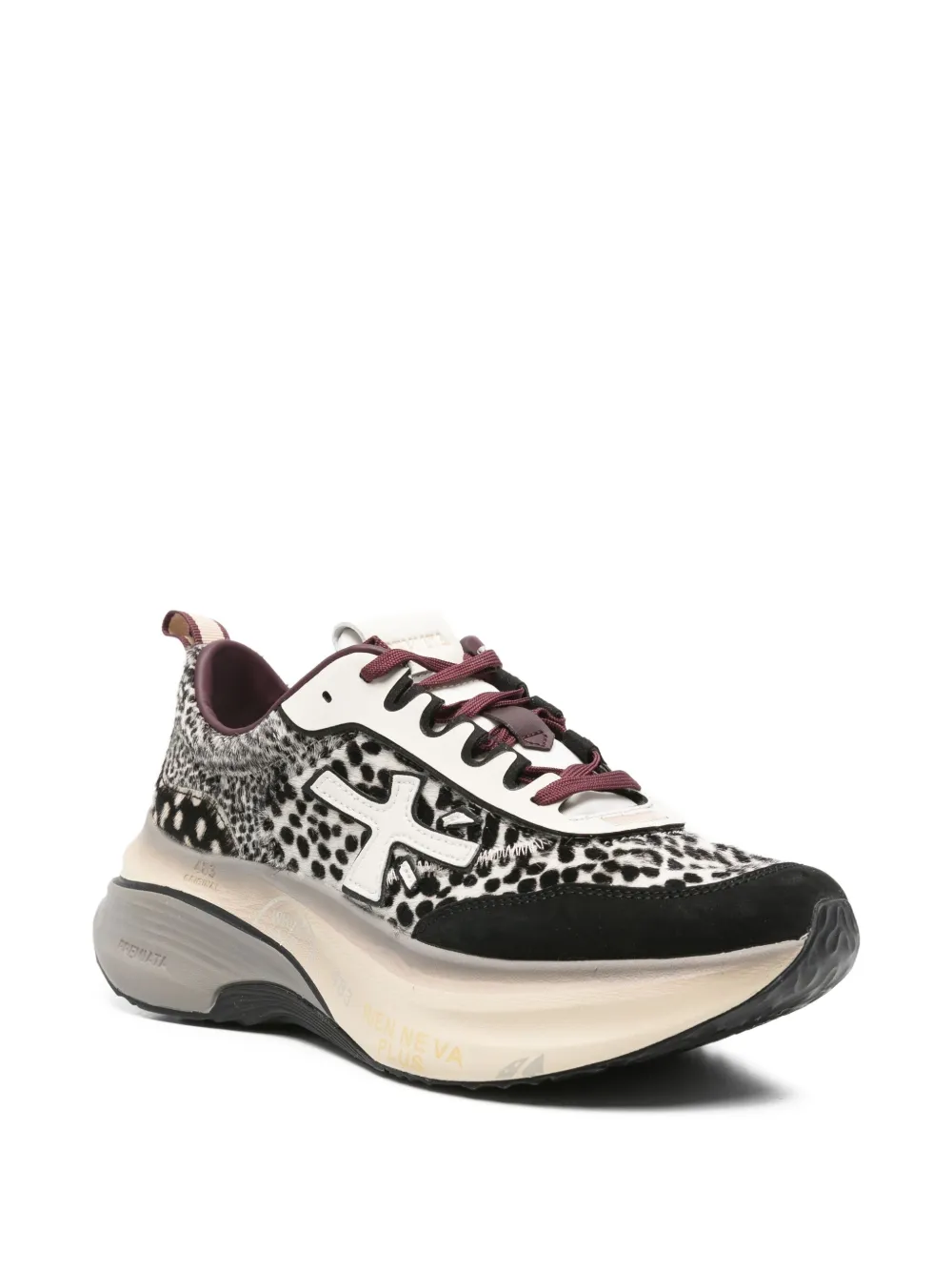 Premiata lace-up sneakers - Zwart