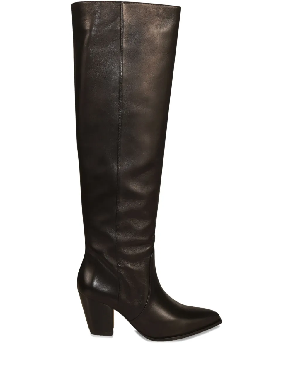 Stuart Weitzman 80 mm Jolene soklaarzen met puntige neus Beige