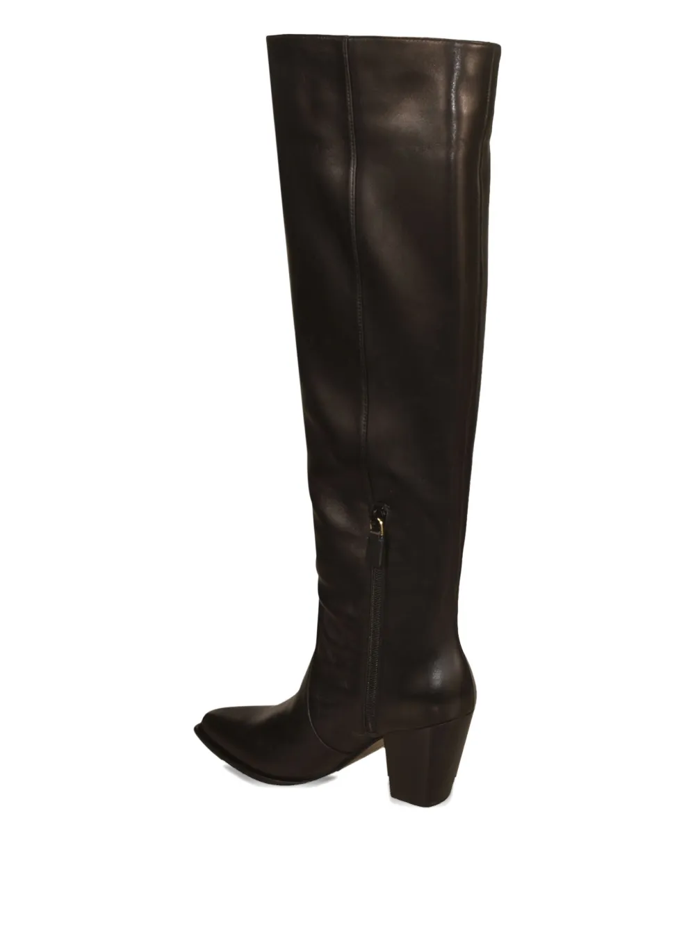 Stuart Weitzman 80 mm Jolene soklaarzen met puntige neus Beige