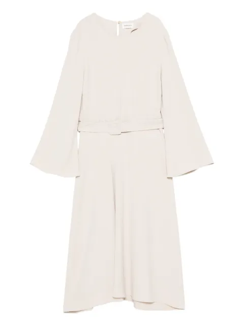 P.A.R.O.S.H. vestido midi con diseño acampanado y cinturón