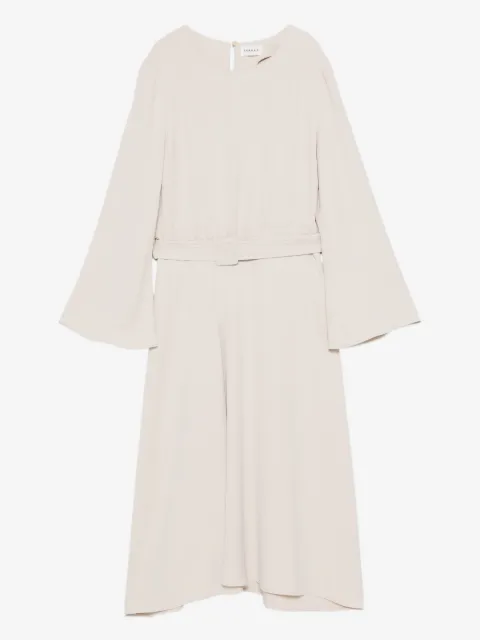 P.A.R.O.S.H. robe mi-longue évasée à taille ceinturée