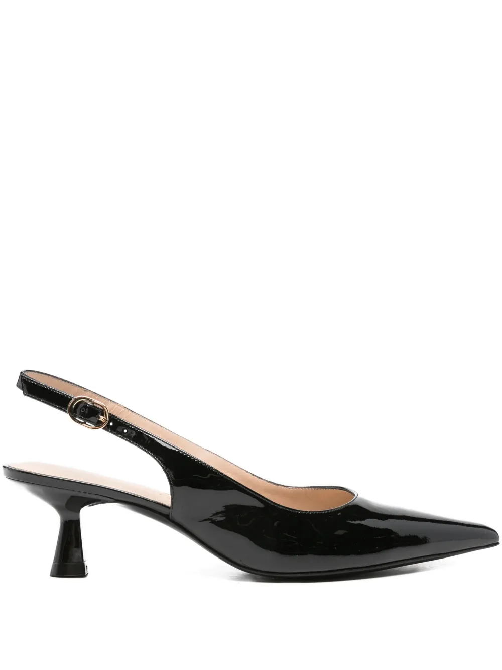 Stuart Weitzman 50mm slingback pointed-toe pumps Black