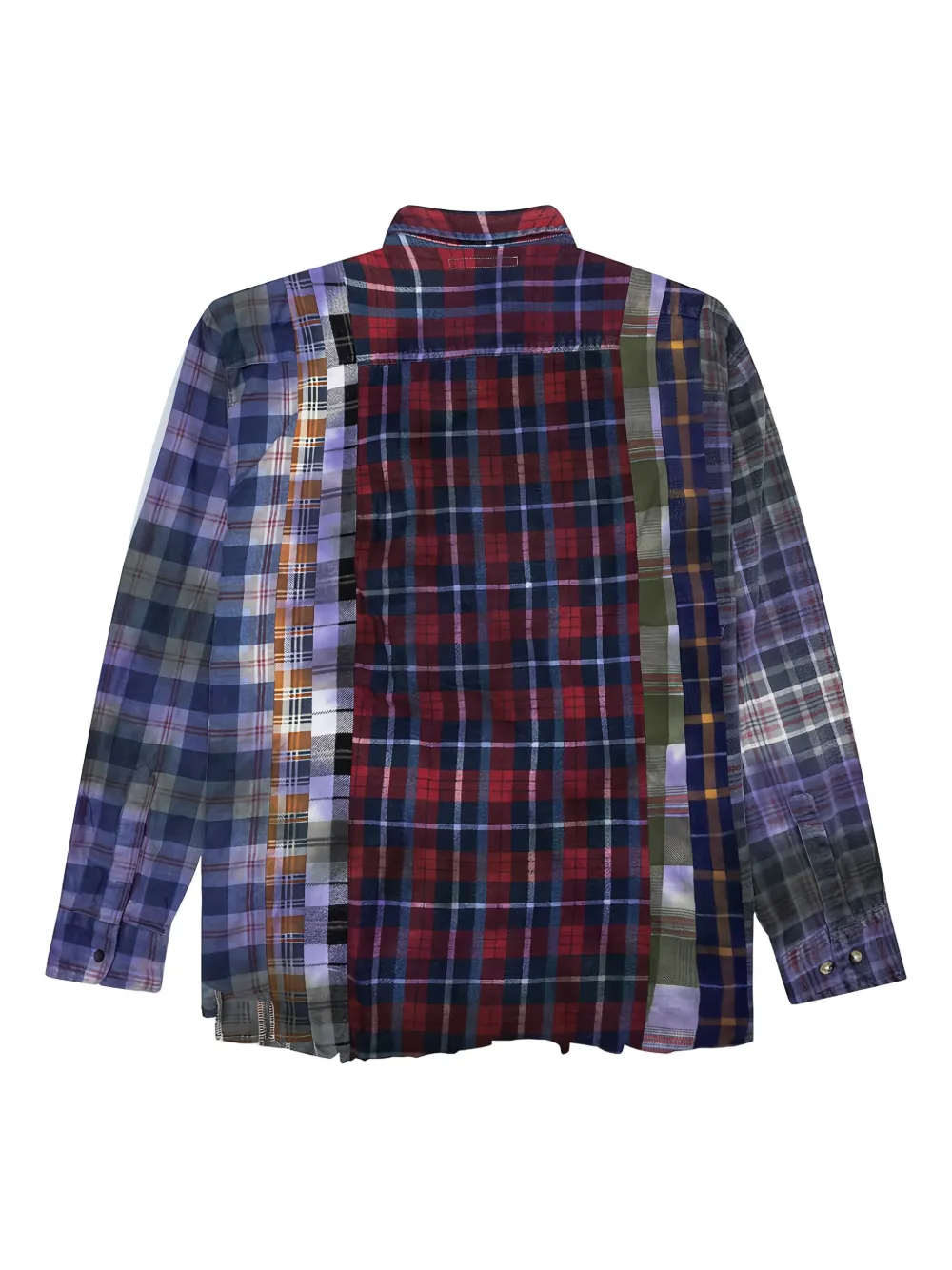 Needles Rebuild 7 Cut patchwork shirt - Rood
