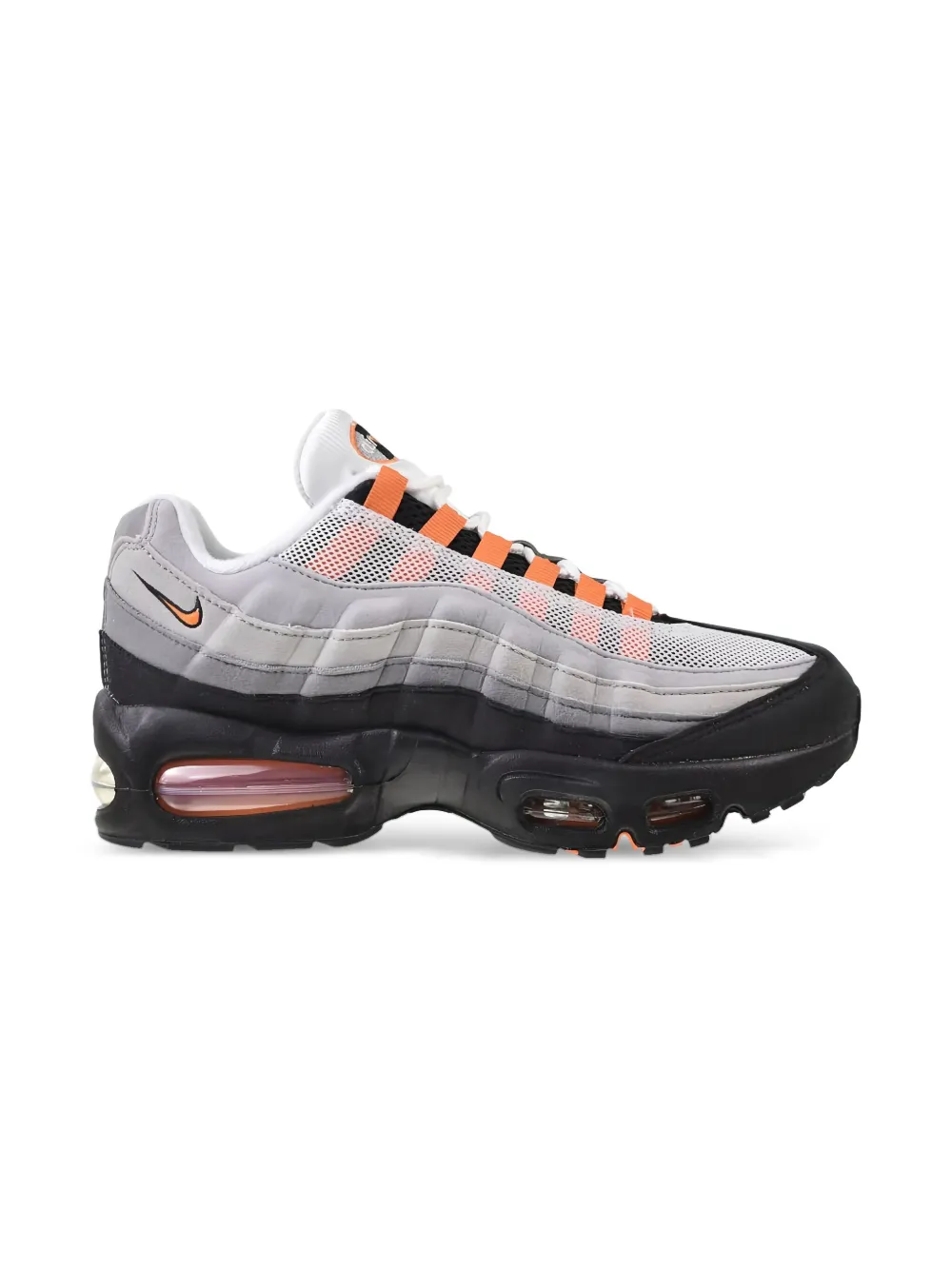 Nike Kids Air Max 95 "Black/Bright Mandarin" sneakers | Girls Shoes | Image 2