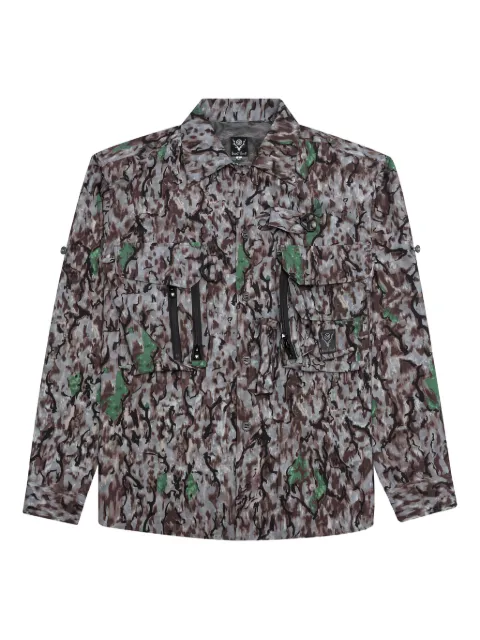 SOUTH2 WEST8 zip-front overshirt