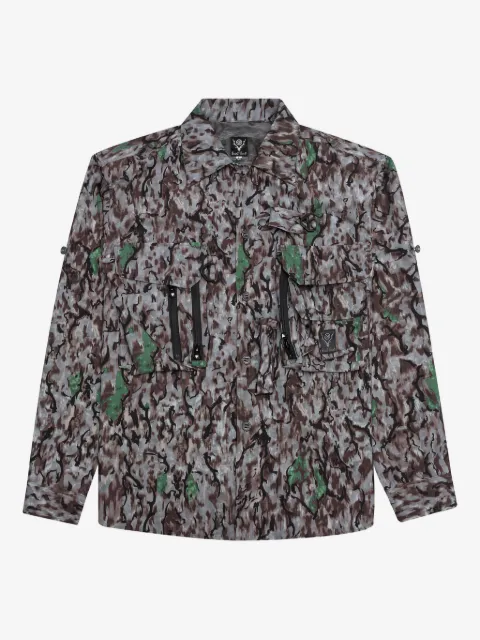 SOUTH2 WEST8 zip-front overshirt