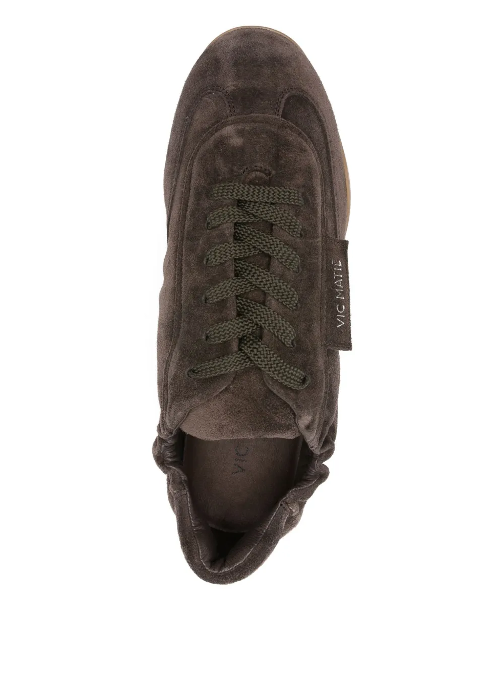 Vic Matie lace-up suede trainers Brown