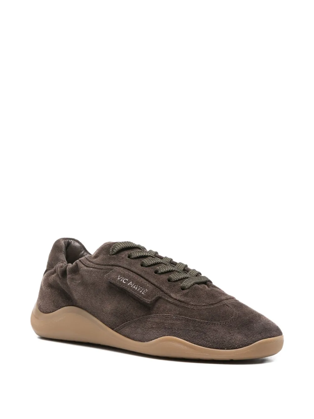 Vic Matie lace-up suede trainers - Bruin