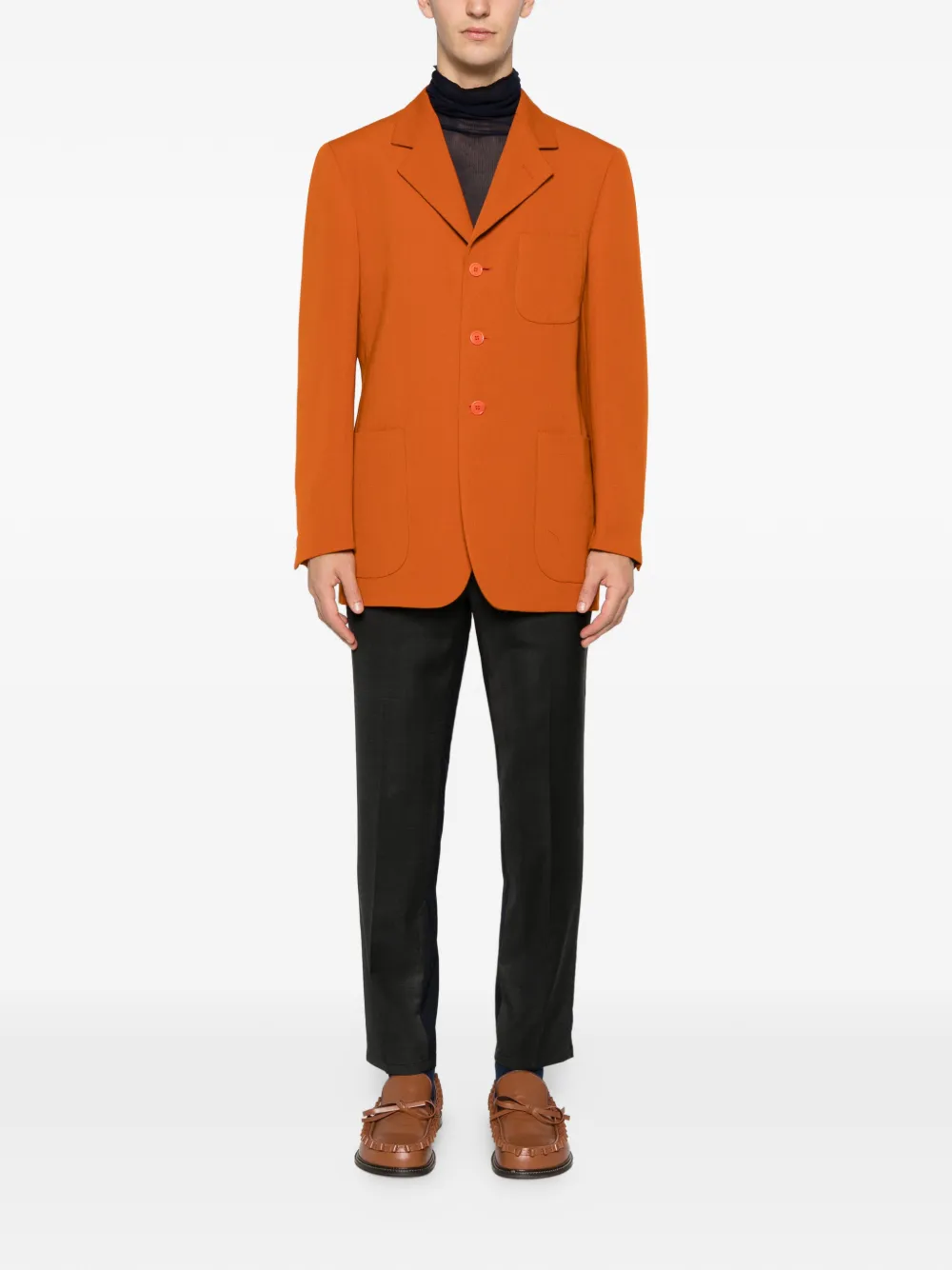 Prada Pre-Owned 2000s colour-block trousers | Men | Image 2