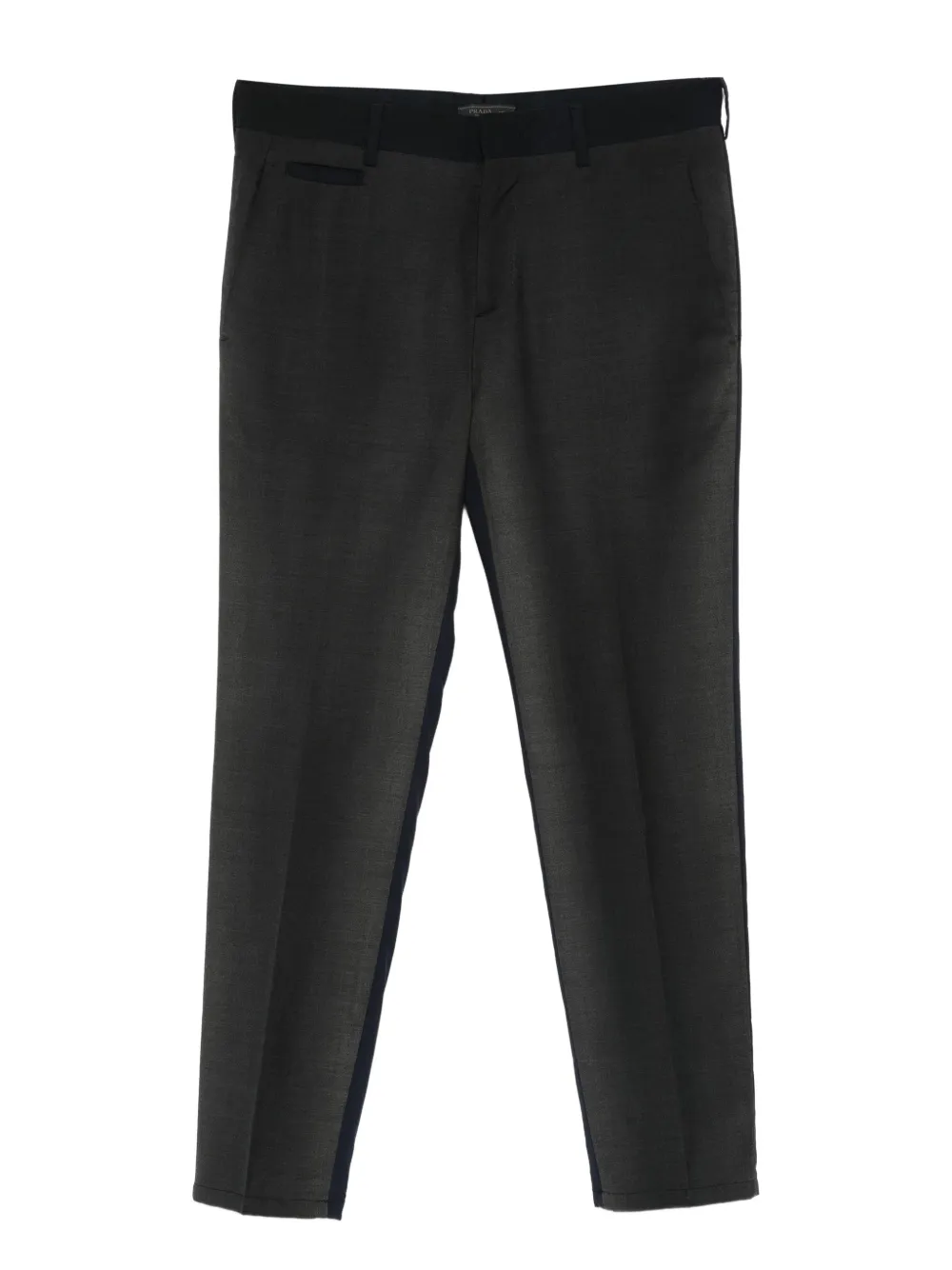 Prada Pre-Owned 2000s colour-block trousers | Blue | Image 1