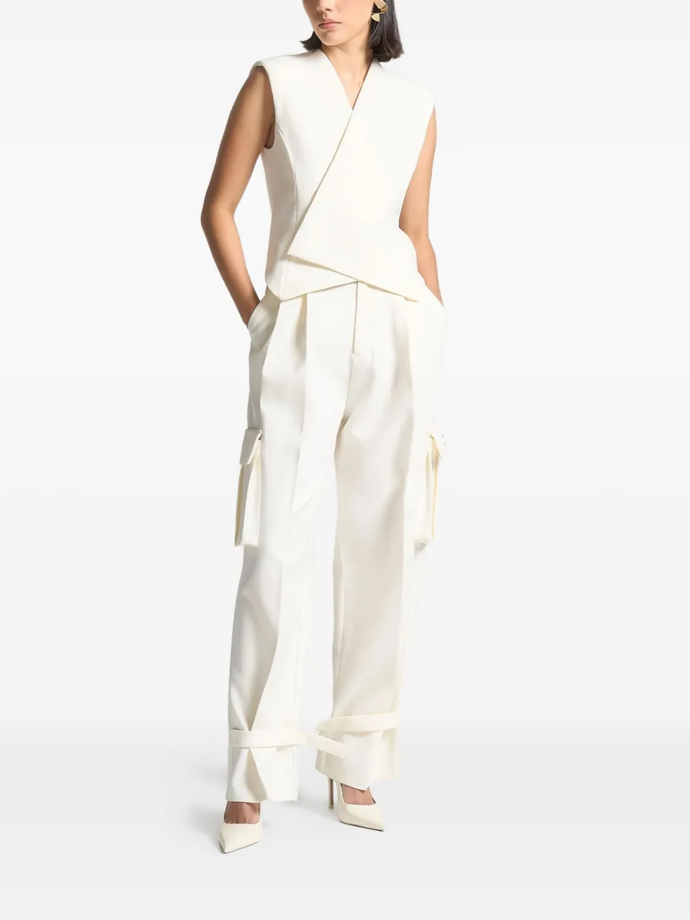 Manière De Voir Danielle pleated cargo trousers | Slacks | Image 2