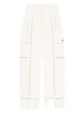 Manière De Voir Danielle pleated cargo trousers - White