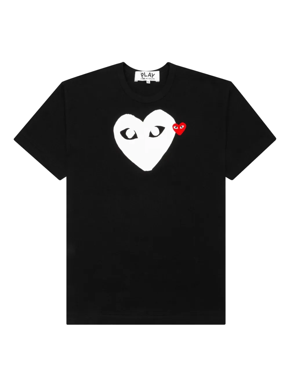 Comme Des Garçons Play cotton T-shirt | Black | Image 1