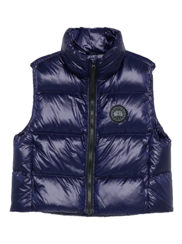 Canada Goose ジップアップ パデッドベスト | ブルー | FARFETCH JP