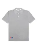 Comme Des Garçons Play x Invader heart polo shirt - Grey