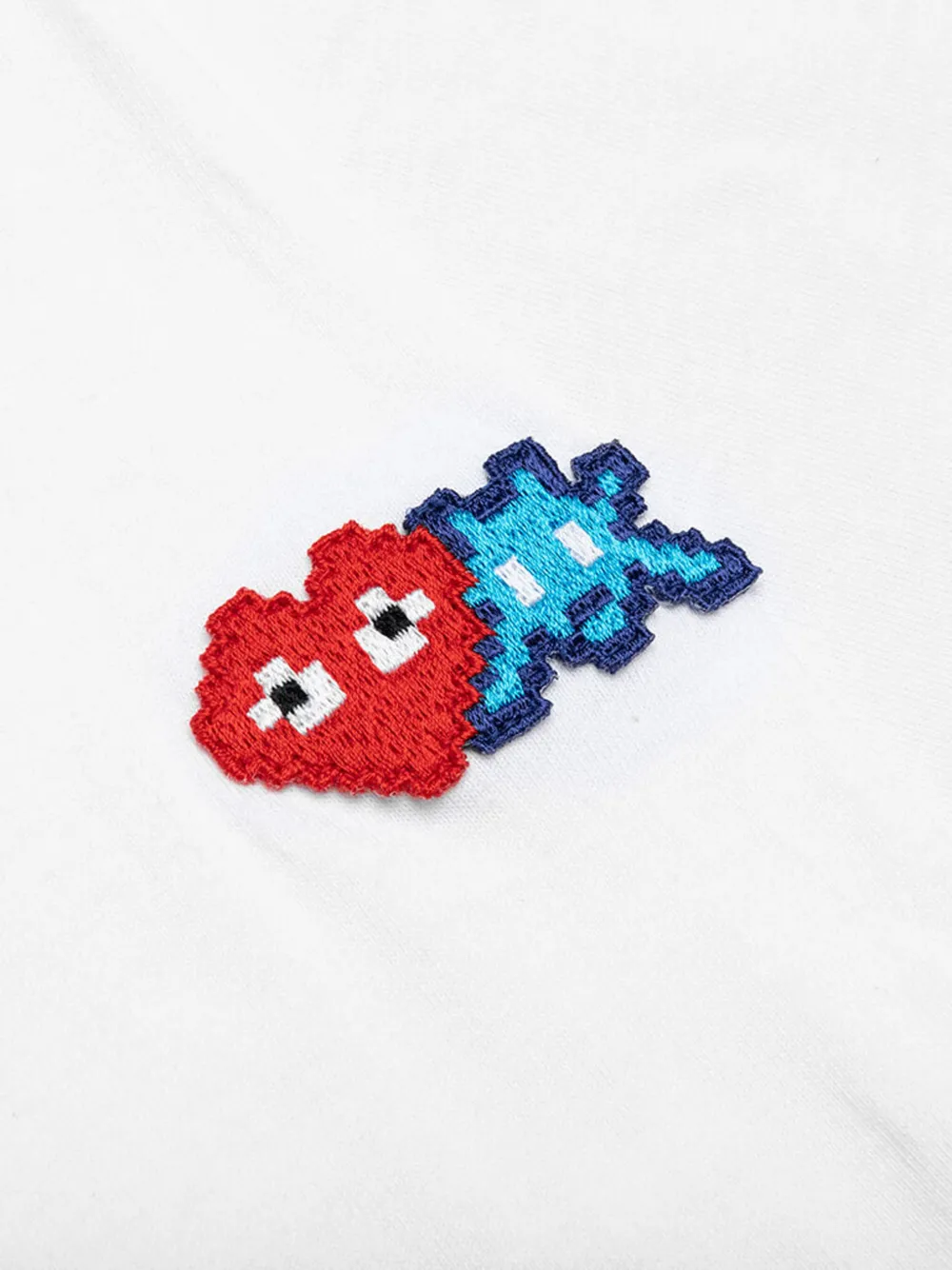 Comme Des Garçons Play x The Artist Invader T-shirt met lange mouwen Wit