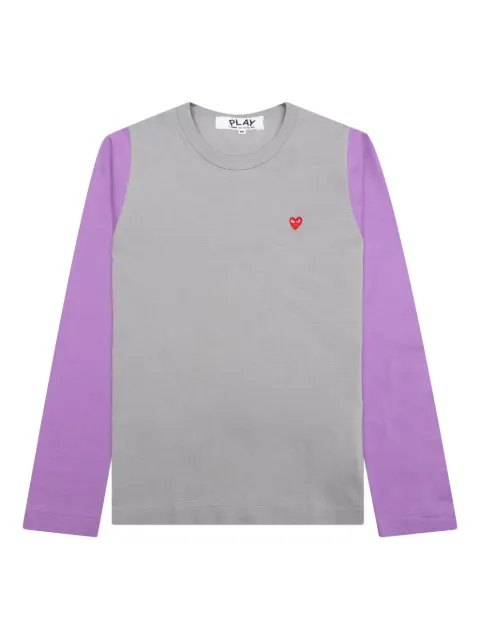 Comme Des Garçons Play heart-logo long-sleeve T-shirt