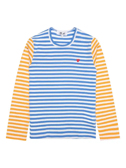 Comme Des Garçons Play striped long-sleeve T-shirt