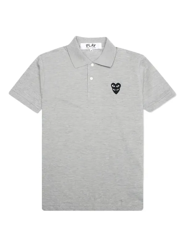 フェード　play comme des garcons ハート　ポロシャツ Comme Des Garçons Play ハートロゴ ポロシャツ 通販 - FARFETCH
