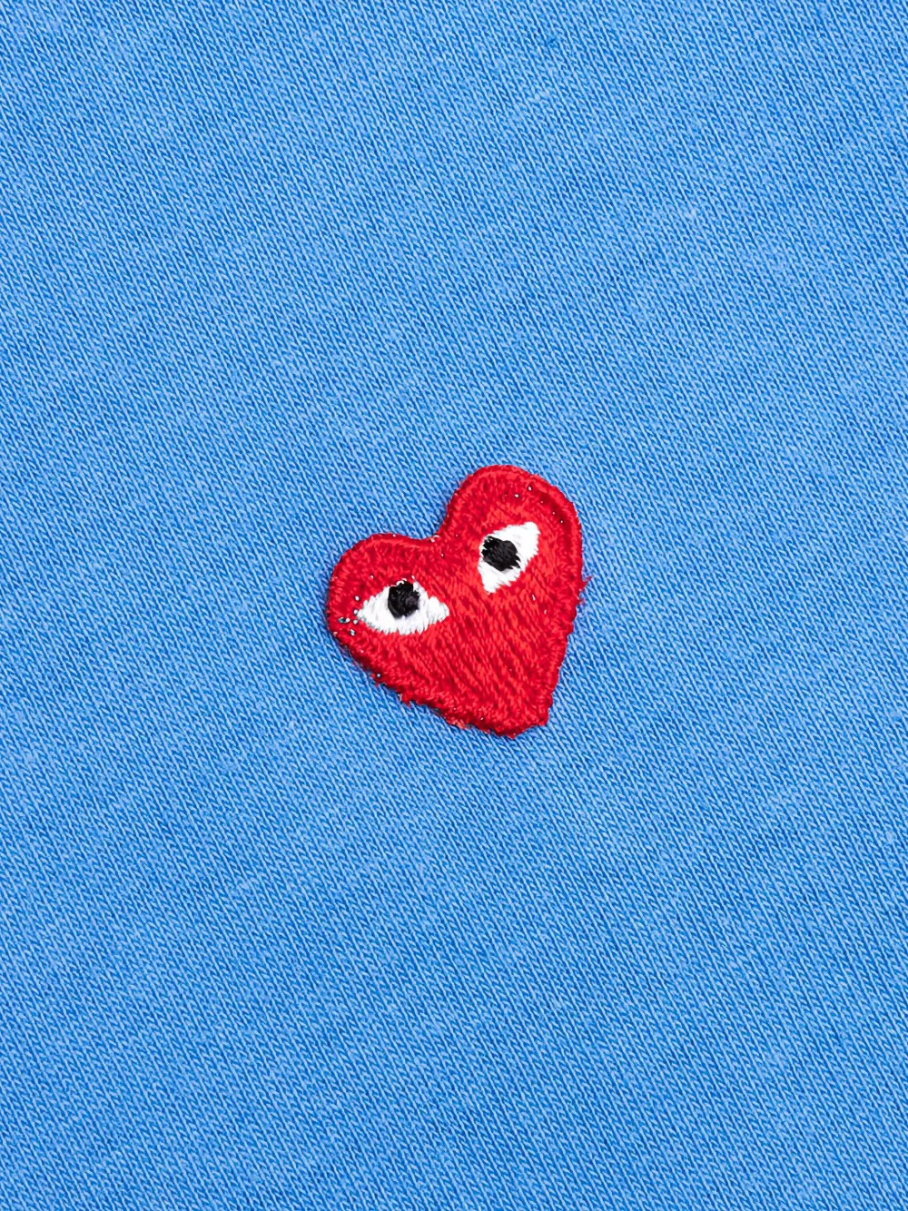Comme Des Garçons Play T-shirt met lange mouwen Blauw