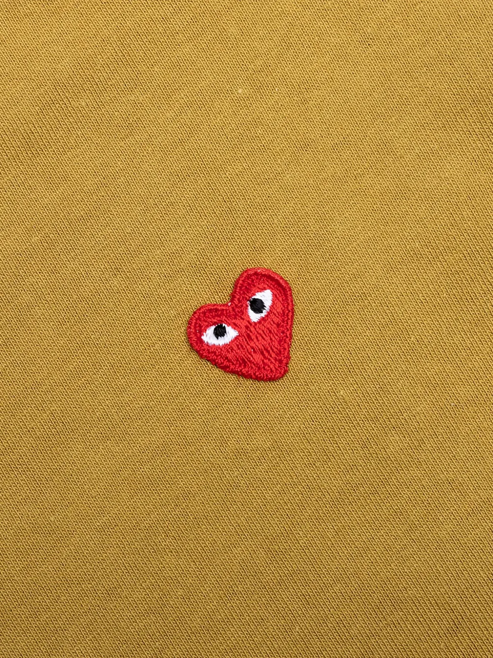 Comme Des Garçons Play T-shirt met hartlogo Groen