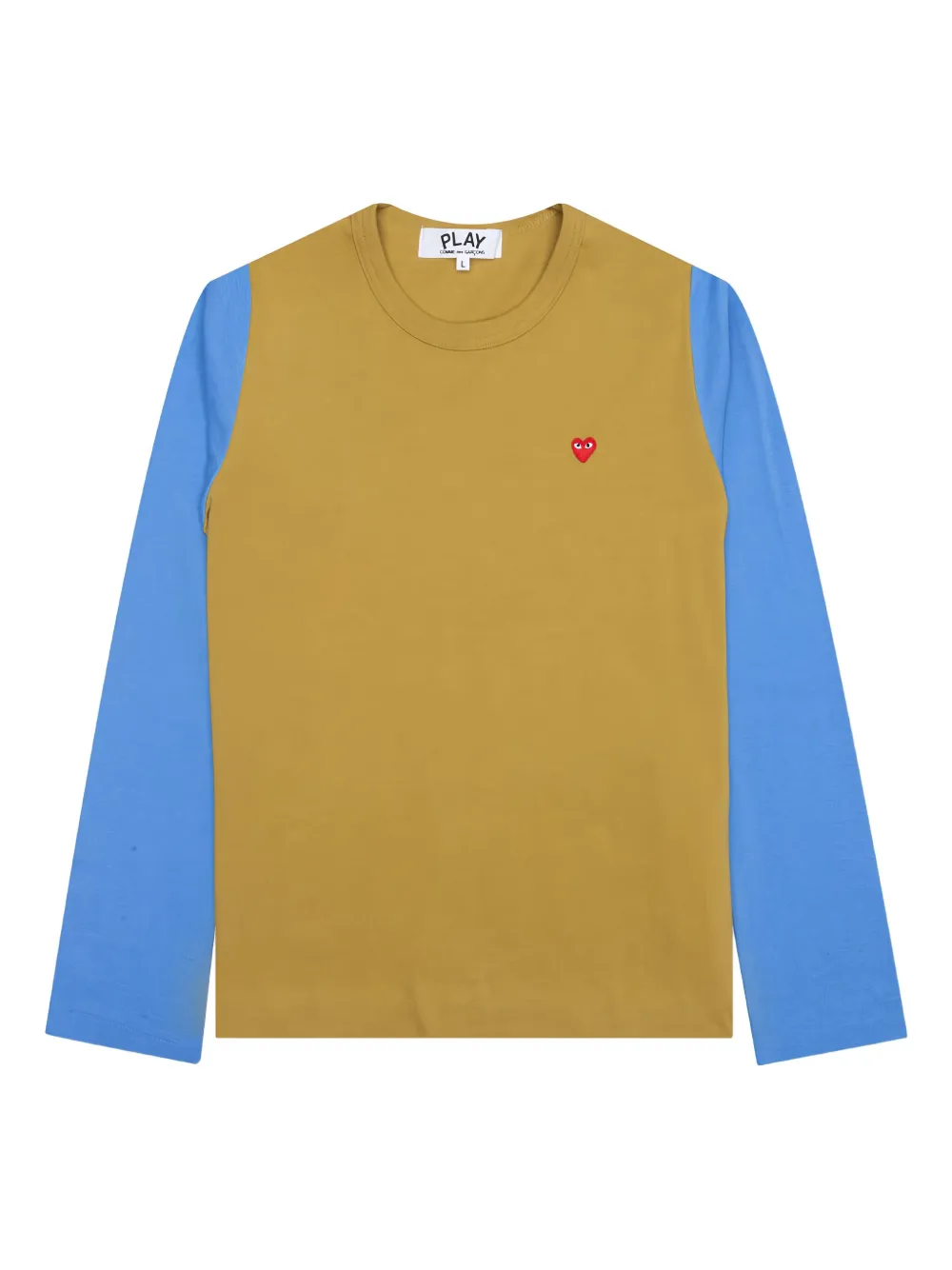 Comme Des Garçons Play heart-logo T-shirt | Green | Image 1