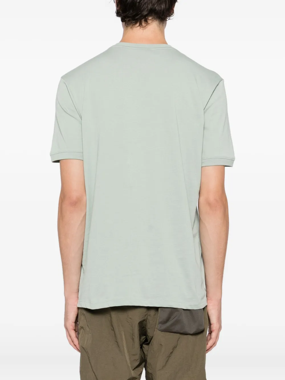 Hugo Boss T-shirt Mit Logo-patch In Green