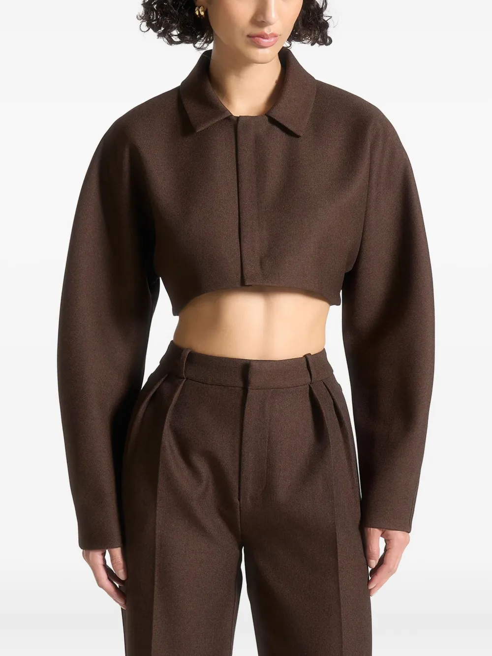 Manière De Voir Elya tailored-cropped jacket | Cropped Jackets | Image 2